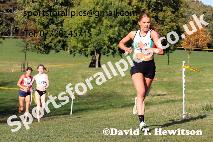 Senior womens 2022 Northern Cross Country Relays, Graves Park, Sheffield. Photo: David T. Hewitson/Sports for All Pics